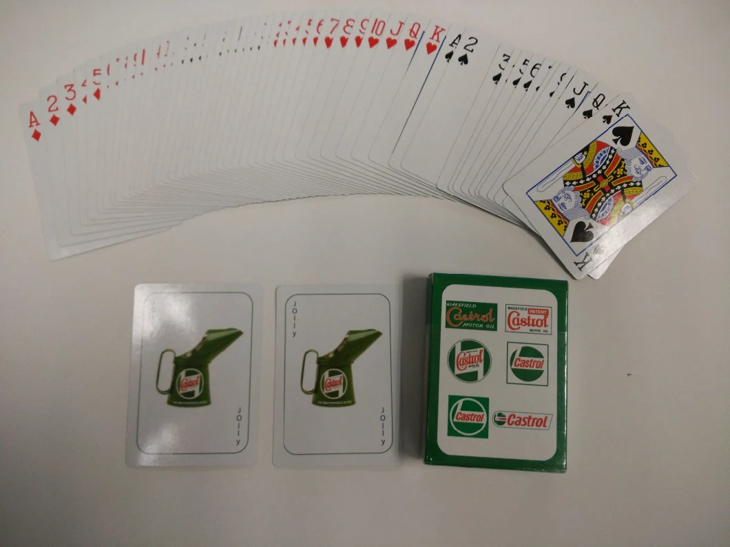 Customized Paper/Plastic Poker Playing Cards