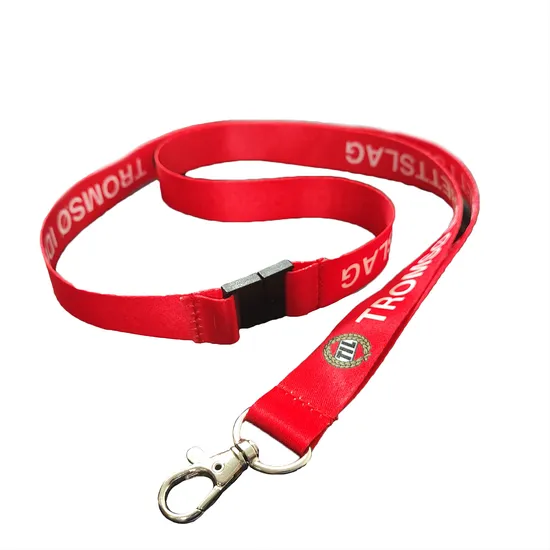 Custom Printed Polyester Heat Transfer Lanyard with Logo