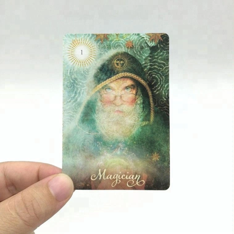 Customized Tarot Playing Cards Paper Tarot Game Card Plastic Gold Stamping Tarot Cards with Paper Boxes