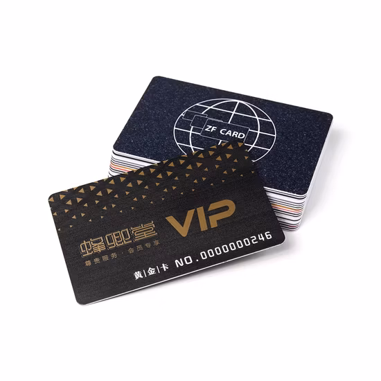 Tarjeta de regalo de membresía de belleza de salón de código de barras de plástico al por mayor Tarjeta de fidelidad impresa personalizada de PVC