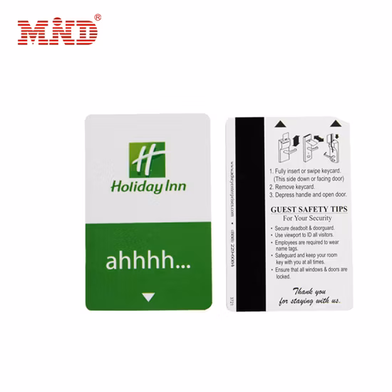 Hotel Inn Key Card con tarjeta de PVC de banda magnética