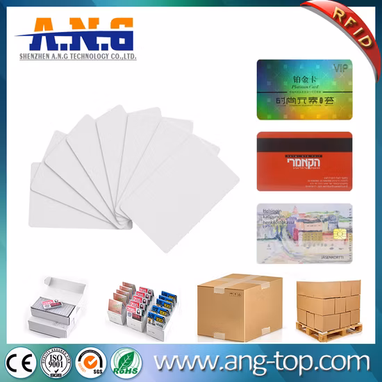 Tarjeta de fidelización de fitness RFID imprimible de plástico PVC personalizada