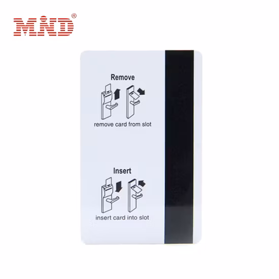 2022 Venta caliente OEM de alta calidad impresa de PVC con banda magnética Hotel Key Card