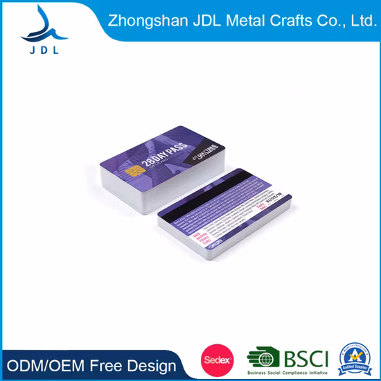 Tarjeta de identificación RFID de plástico personalizada Tarjeta de negocios de PVC Tarjeta de llave inteligente IC