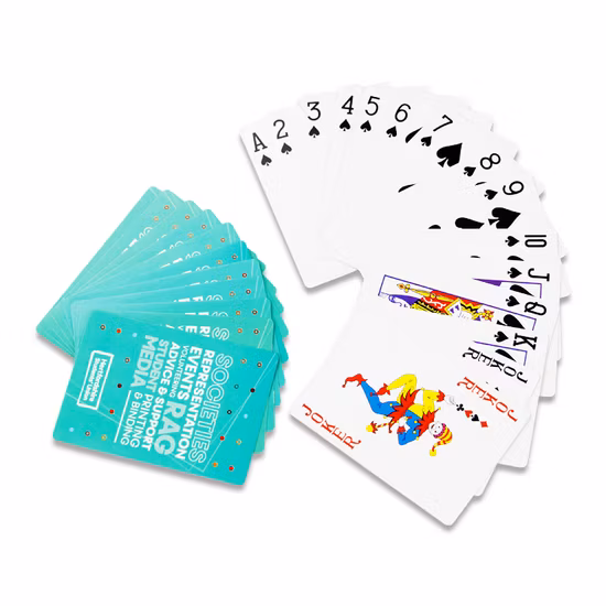 Fabricante de China, impresión de logotipo, tarjeta de póker de plástico de lujo personalizada, naipes personalizados