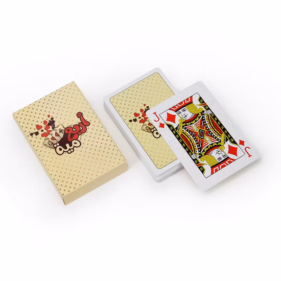 Servicio de impresión de naipes de plástico de diseño personalizado