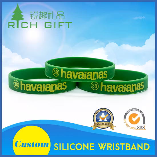 Logotipo de moda personalizado Pulsera de silicona de caucho deportivo Impreso personalizado Smart RFID Reloj USB Mosquito Impreso Pulsera de silicona en relieve para regalo promocional